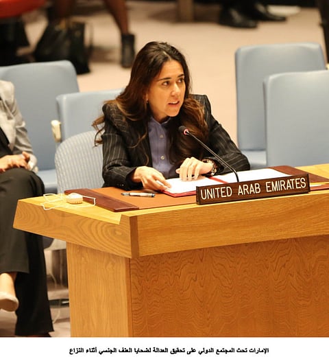 UAE calls to combat impunity for sexual violence
