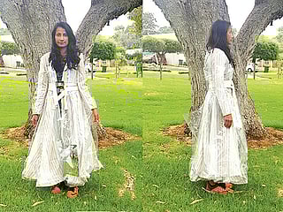 Watch video: Women walking around Dubai in trash suits