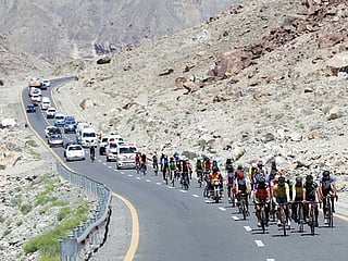 More than 100 cyclists take part in Pakistan’s first international cycling event Tour de Khunjerab