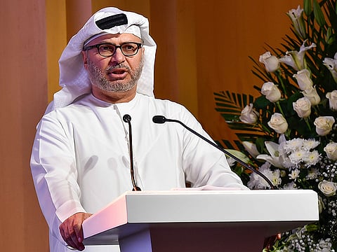 File photo of Dr Anwar Gargash, Diplomatic Adviser to the UAE President