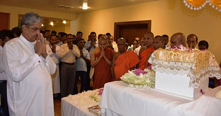 Buddha’s relics return to Pakistan from Sri Lanka
