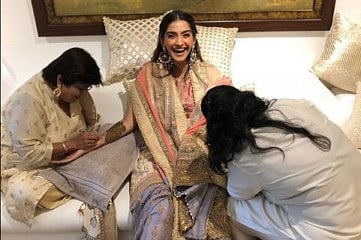 Inside Sonam Kapoor’s mehendi celebrations