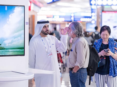 Digital kiosk beckons transit visitors to explore Dubai