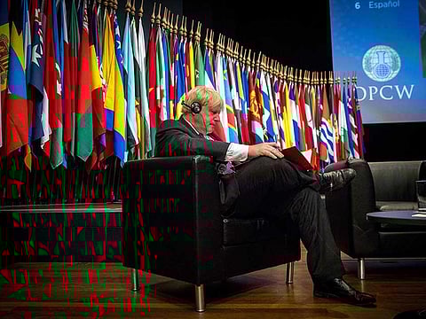 Britain's prime minister Boris Johnson 