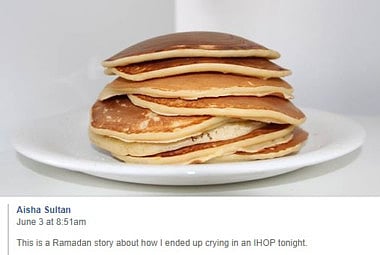 A beautiful story: Teary eyed at suhoor