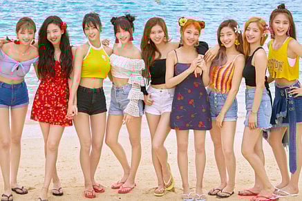 Girl group Twice are on the rise in the UAE