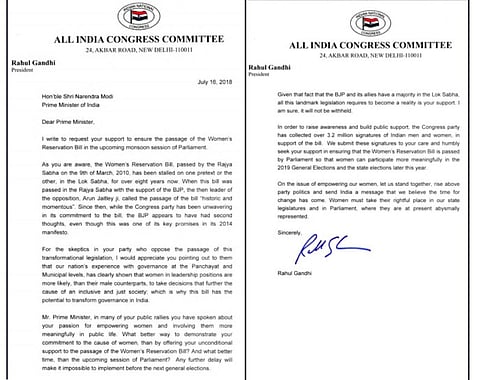 Rahul Gandhi challenges Modi to stand up for women’s rights