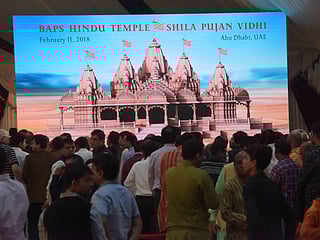 Preparations begin for Abu Dhabi Hindu temple construction