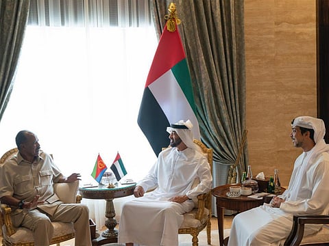 Mohammad Bin Zayed receives Eritrean president