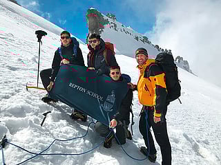 Repton students scale Italy's highest mountain