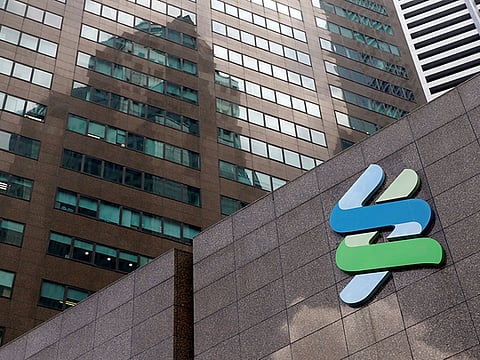 File picture of a Standard Chartered branch in Singapore. The UK plans to expand the reach if its digital banking side in key markets.