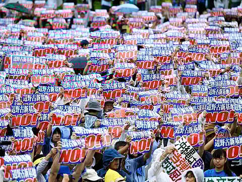 (Koji Harada/Kyodo News via AP)