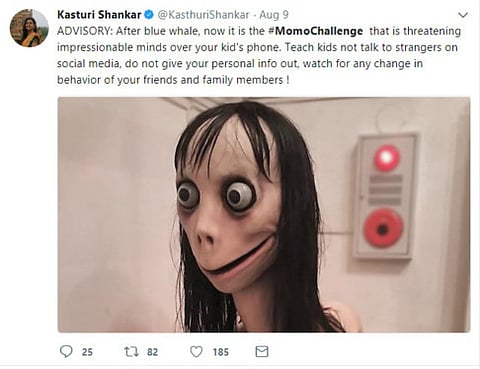 Beware of the new ‘Momo challenge’