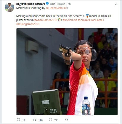 Indian athletes shine at the #AsianGames2018
