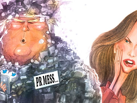 If Trump had a first lady like Hillary Clinton, he’d be in better shape