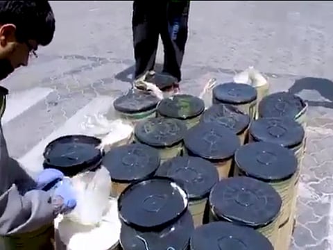 A huge haul of illegal drugs busted by Dubai Police. Picture for illustrative purposes only.