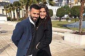 Sonam and Anand Ahuja special guests at Armani show