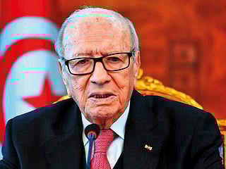 Tunisia's first democratically elected leader, Beji Qaid Al Sebsi, dies at 92