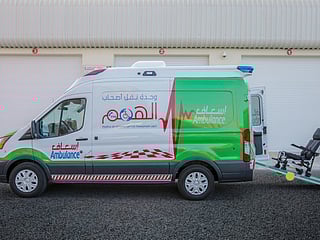 Customised ambulance for people of determination