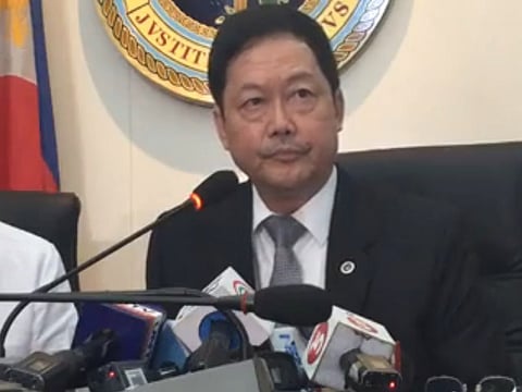 Justice Secretary Menardo Guevarra 