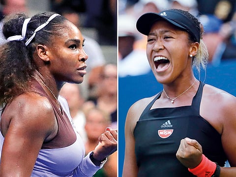 Serena Williams and Naomi Osaka.