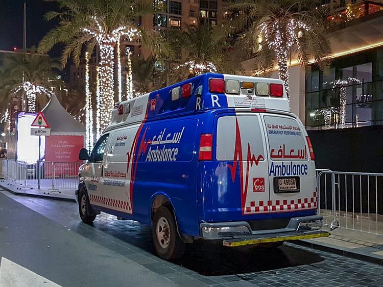 Dubai Ambulance attends to 604 patients on New Years
