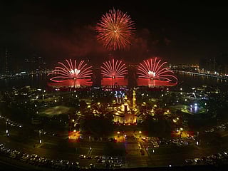10-minute fireworks show in Sharjah for New Year