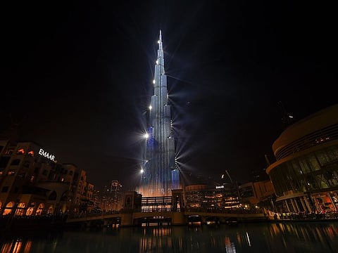 Burj Khalifa NYE celebrations. 