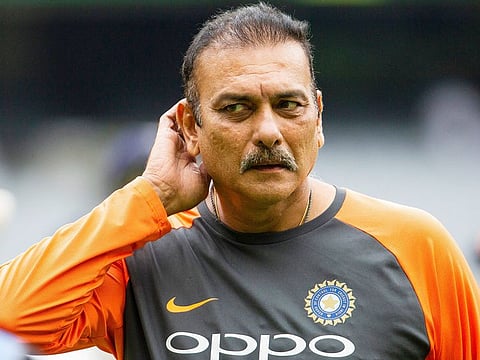 India's coach Ravi Shastri 