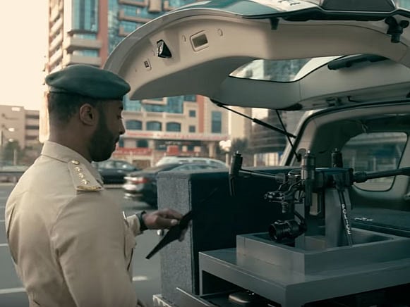 Dubai Police drones