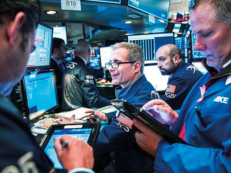 Traders at the New York Stock Exchange