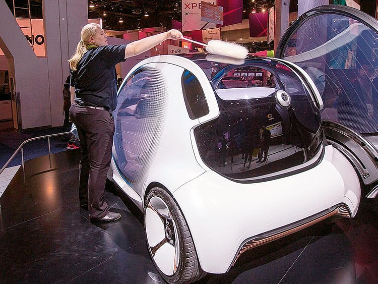 Mercedes-Benz Smart Vision EQ concept car