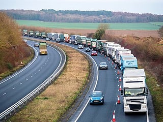 No-deal Brexit rehearsal tests traffic congestion in Kent