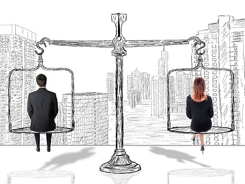 It's not tilted any more... nor should it ever be allowed again. Women in business and leading from the front should be the norm.