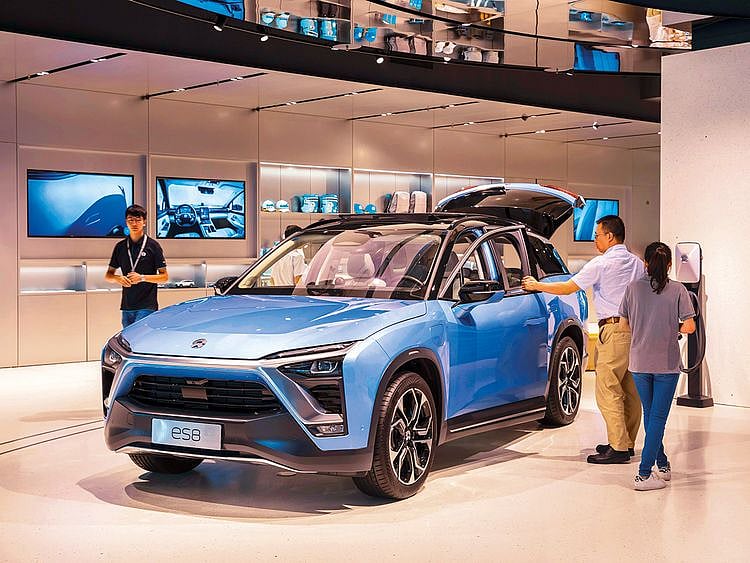 A NIO sport utility vehicle