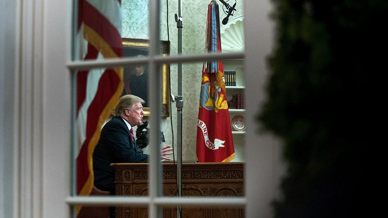 President Trump speaks about Border Wall