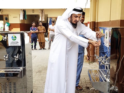 As a part of the initiative which aims to install 100 water coolers, Dar Al Ber Society installed water coolers at various locations in Dubai to provide free cold drinking water especially to the underprivileged section of the society. 