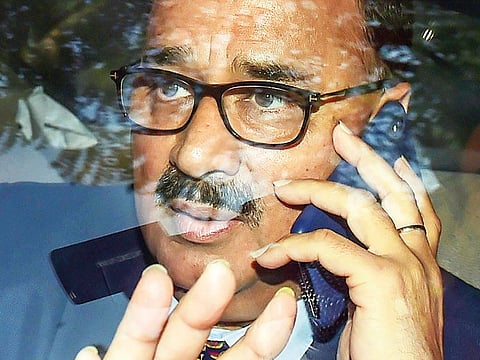 Central Bureau of Investigation (CBI) Chief Alok Verma arrives at CBI headquarters to resume office, a day after he was reinstated by the Supreme Court, in New Delhi, Wednesday, Jan. 09, 2019. 