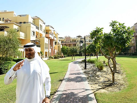 Arif Mubarak, CEO of Dubai Asset Management posing for picture at their Mirdif project.