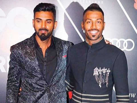 KL Rahul and Hardik Pandya. 