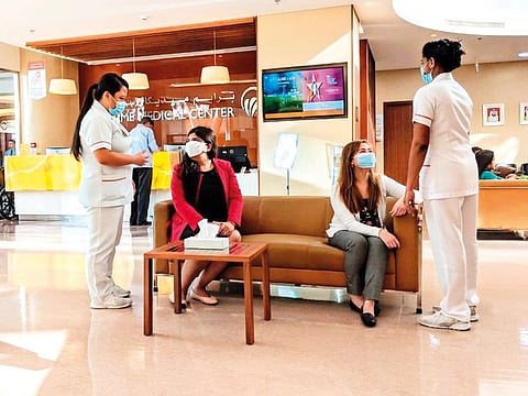 Prime Medical Centre in BurJuman is among clinics in Dubai and northern emirates offering masks to patients.