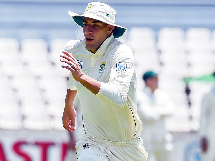 South Africa's bowler Duanne Olivier