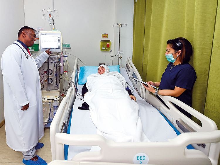 Dr Biju K. Gopinath with Ebtisam Badreddin