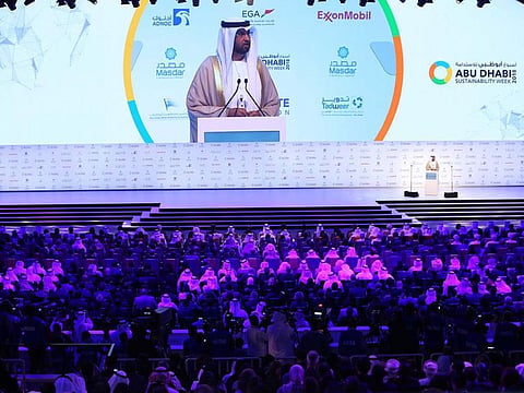 The World Future Energy Summit at Abu Dhabi National Exhibition Centre.