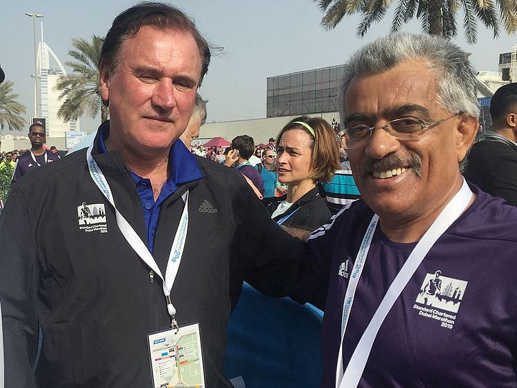 Peter Connerton (left) and Ahmad Al Kamali