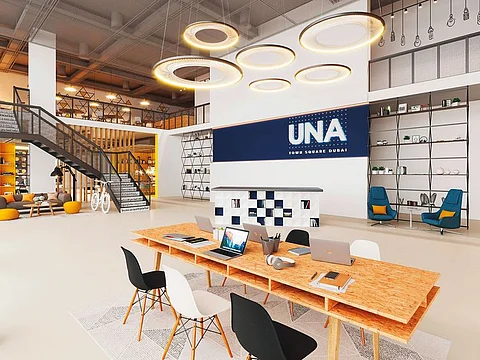 The UNA residences concept by Nshama allows tenants to benefit from licensed co-working spaces. 