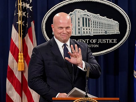 Acting Attorney General Matthew Whitaker.