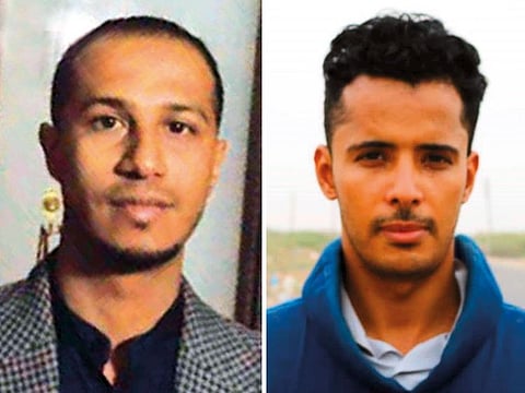 Ziad Al Sharaabi (left) and Faisal Al Dabhaani (right)