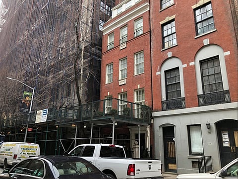 The Manhattan apartment where the woman was stuck in an elevator