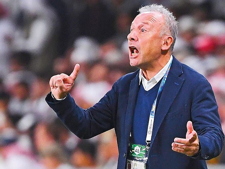 UAE coach Alberto Zaccheroni